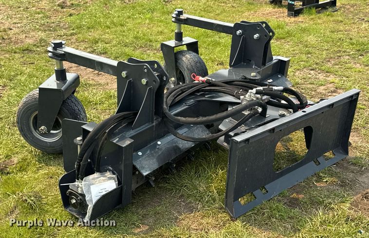 image for item DO0836 2024 LandHonor PR-12-72W skid steer power rake