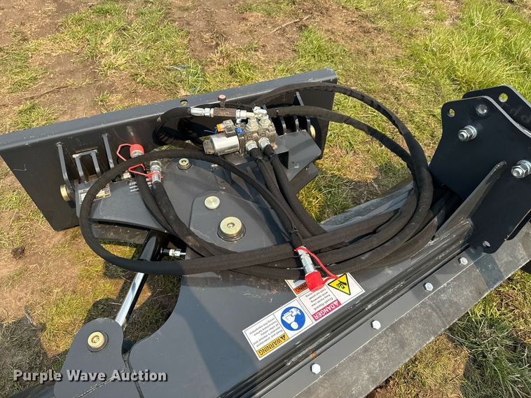 image for item DO0836 2024 LandHonor PR-12-72W skid steer power rake