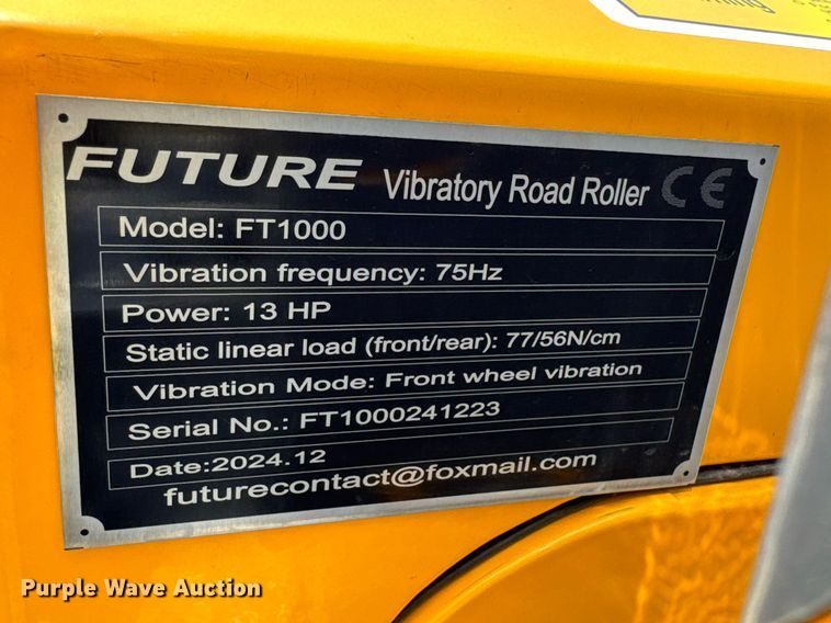 image for item DO0839 2024 Future FT1000 double drum vibratory roller
