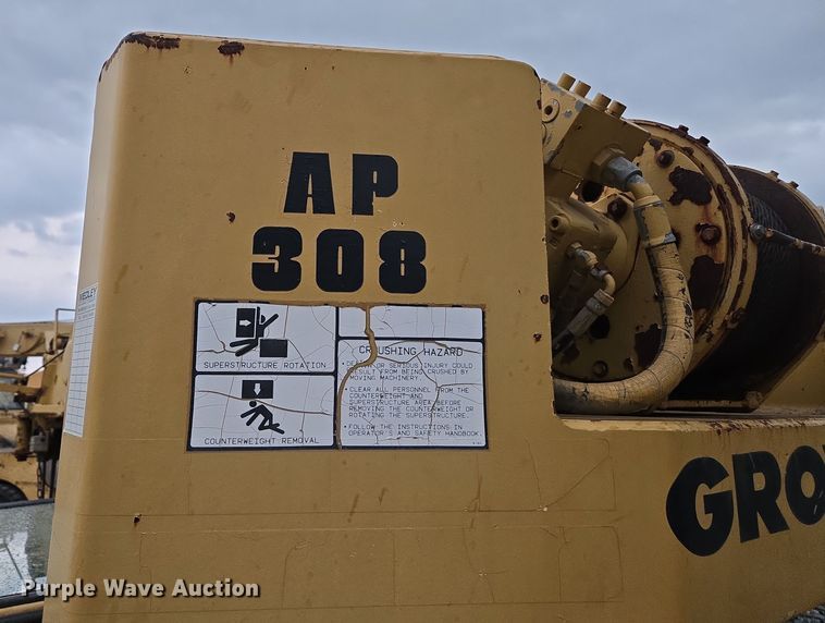 image for item DP6283 1990 Grove AP308 crane