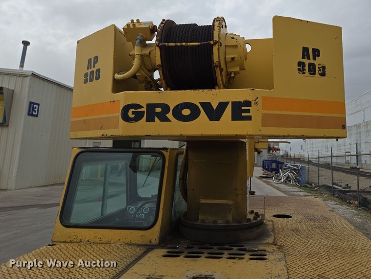 image for item DP6290 1990 Grove AP308 crane truck
