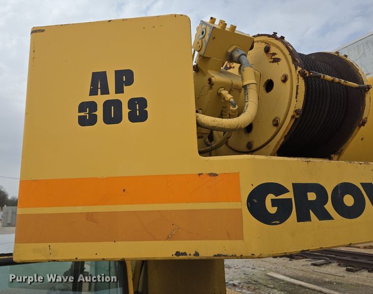 image for item DP6290 1990 Grove AP308 crane truck