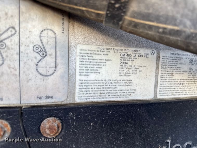 image for item DT0633 2005 Freightliner Columbia dump truck