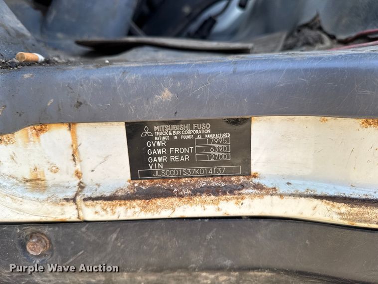 image for item DT0636 2007 Sterling Mitsubishi Fuso dump truck