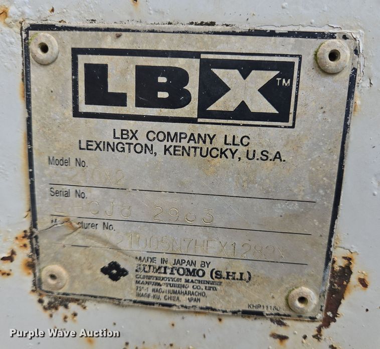 image for item DT4789 2008 Link Belt 210X2 excavator