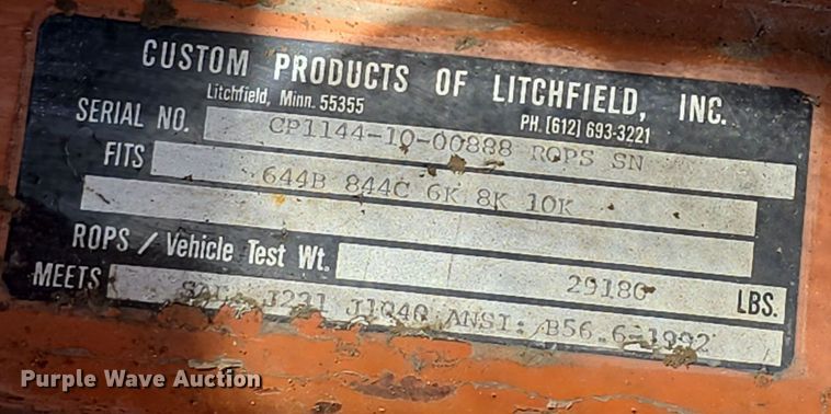 image for item DT6783 1996 Lull 6K-37 telehandler