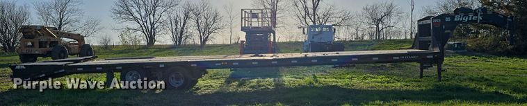image for item DT6786 2018 Big Tex 22GN equipment trailer
