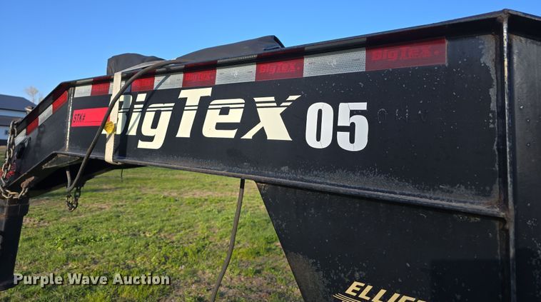 image for item DT6786 2018 Big Tex 22GN equipment trailer