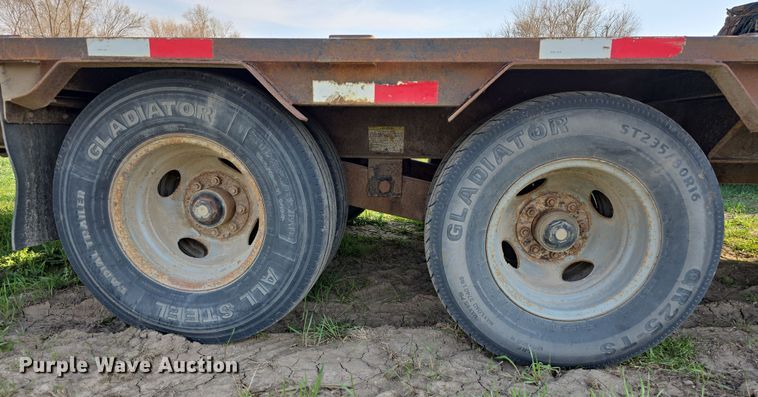 image for item DT6792 2015 Load Trail Load Max Low-Pro equipment trailer