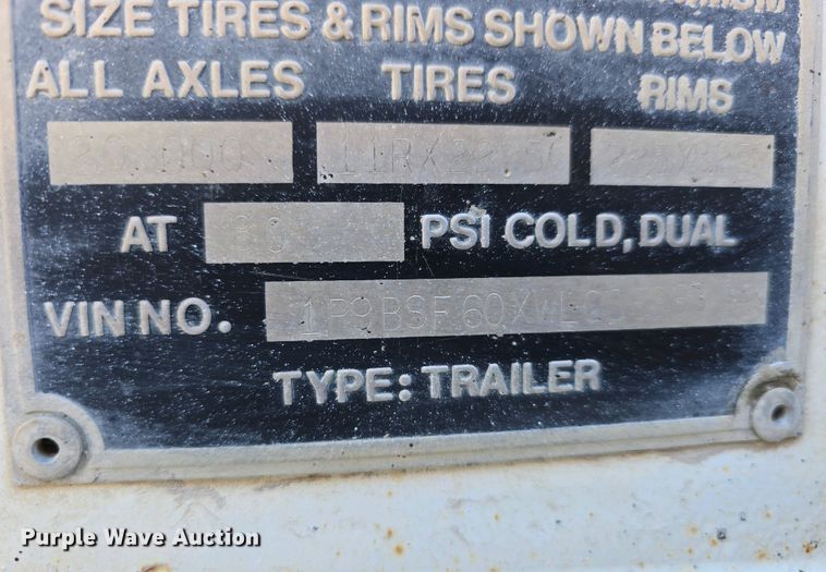 image for item DT6803 1998 Ranch Manufacturing Co. 21-42-3 bottom dump trailer