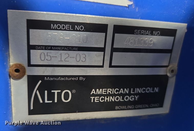 image for item DT7094 2003 American-Lincoln MPV60 sweeper