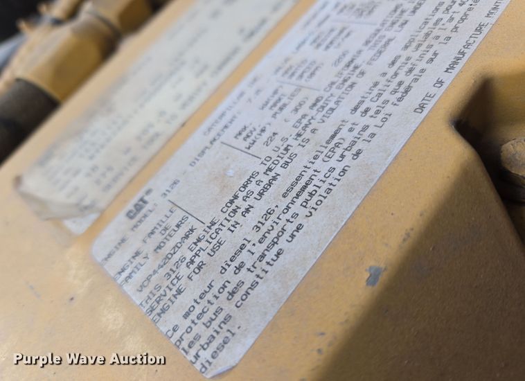 image for item DT7107 1997 Ford LT8501 Louisville crane truck