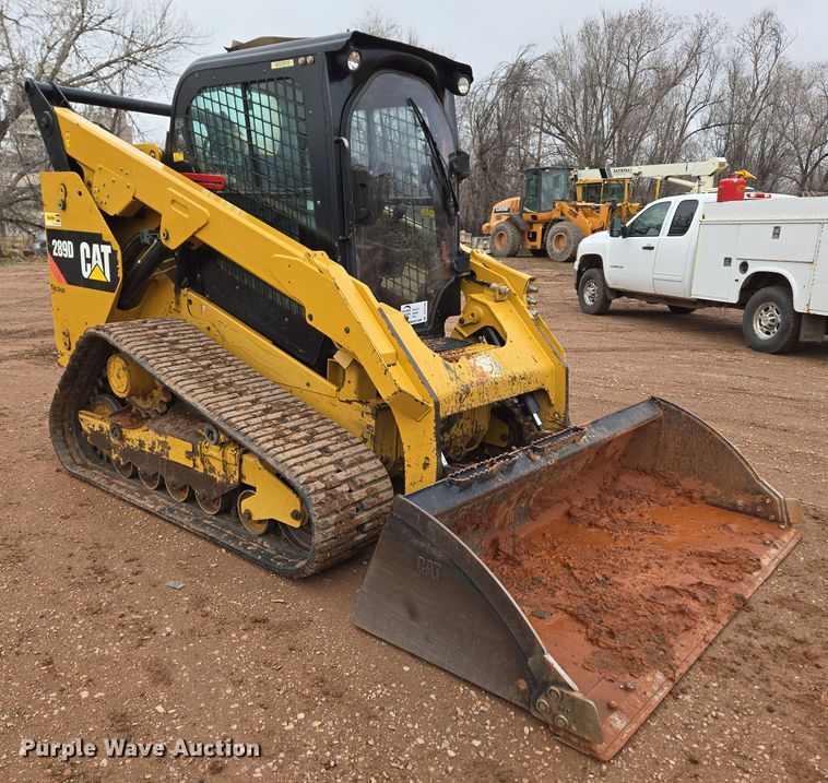 image for item DT7109 2015 Caterpillar 289D tracked skid steer loader
