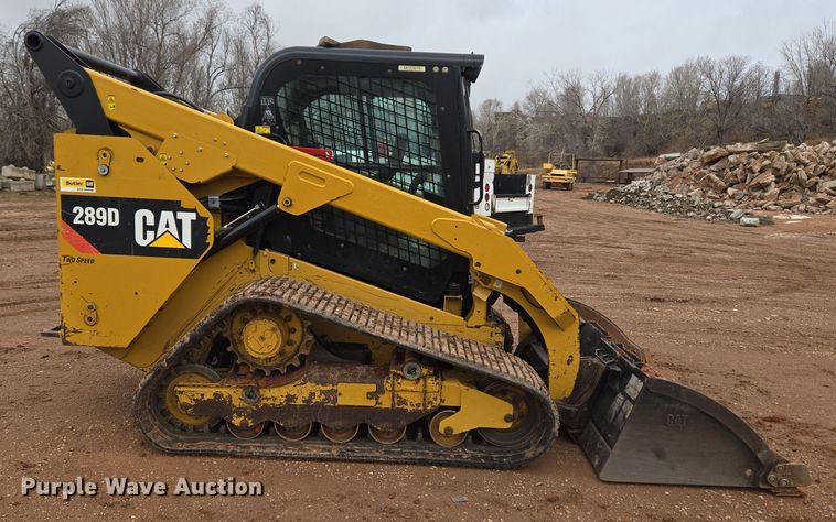 image for item DT7109 2015 Caterpillar 289D tracked skid steer loader