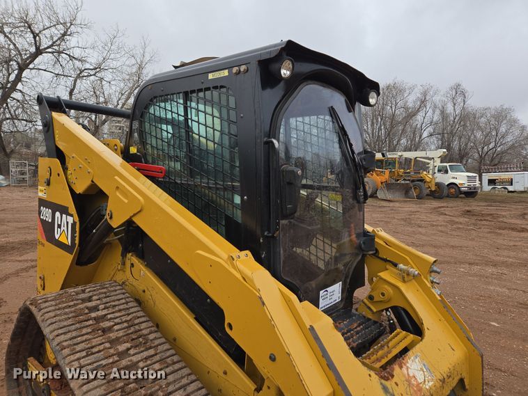 image for item DT7109 2015 Caterpillar 289D tracked skid steer loader