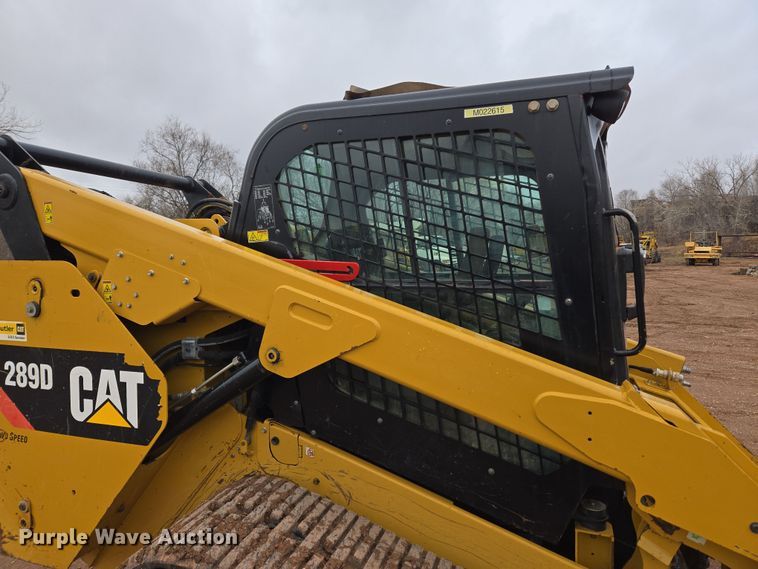 image for item DT7109 2015 Caterpillar 289D tracked skid steer loader