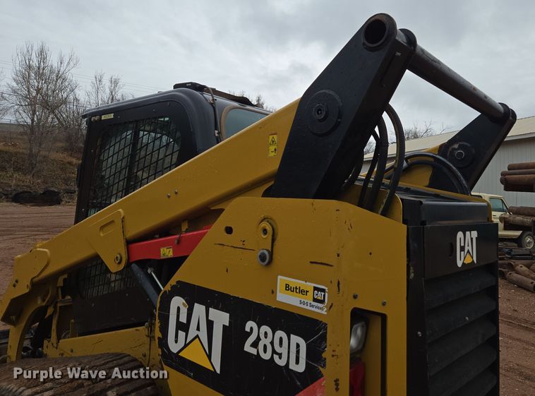 image for item DT7109 2015 Caterpillar 289D tracked skid steer loader