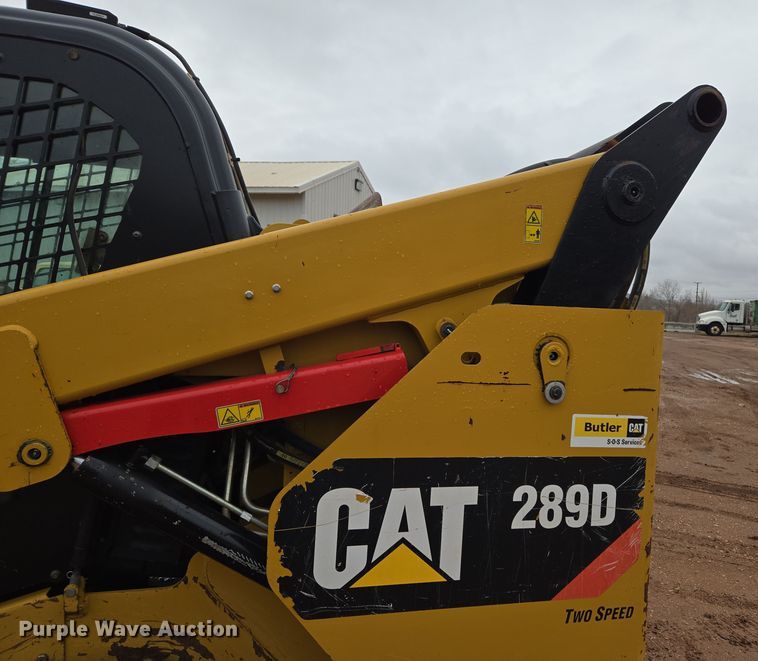 image for item DT7109 2015 Caterpillar 289D tracked skid steer loader