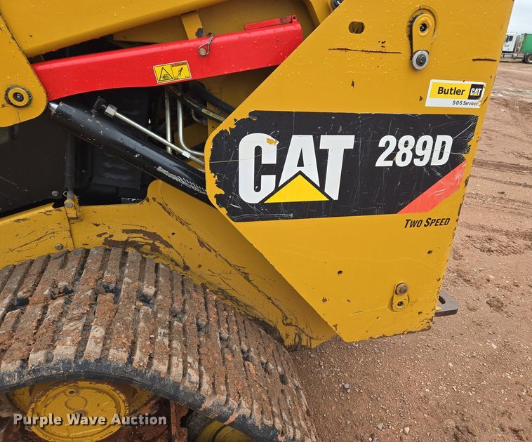 image for item DT7109 2015 Caterpillar 289D tracked skid steer loader