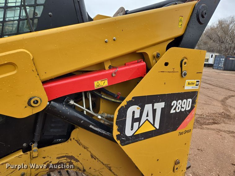 image for item DT7109 2015 Caterpillar 289D tracked skid steer loader