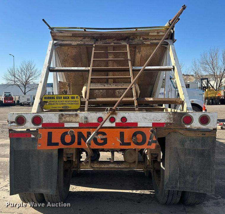 image for item DT7128 1997 Ranch Manufacturing Co bottom dump trailer