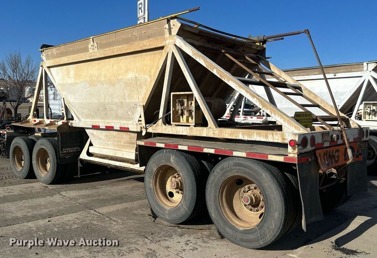 image for item DT7128 1997 Ranch Manufacturing Co bottom dump trailer