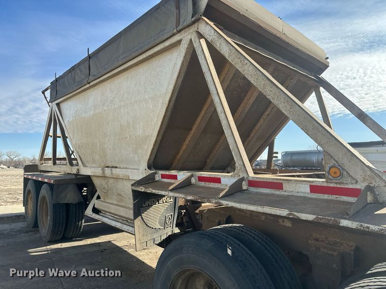 image for item DT7128 1997 Ranch Manufacturing Co bottom dump trailer