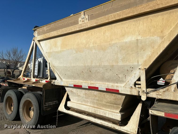 image for item DT7128 1997 Ranch Manufacturing Co bottom dump trailer