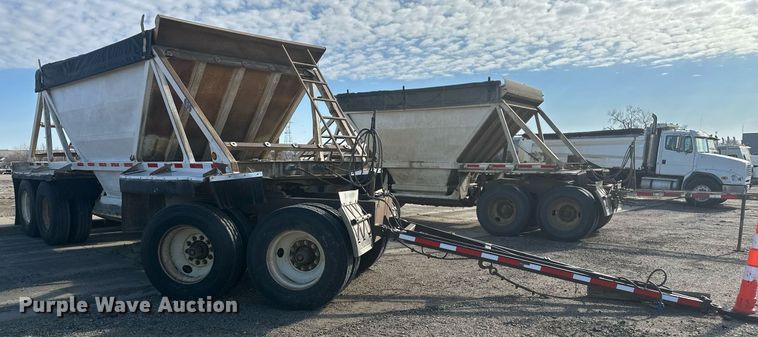 image for item DT7129 1997 Ranch Manufacturing bottom dump trailer