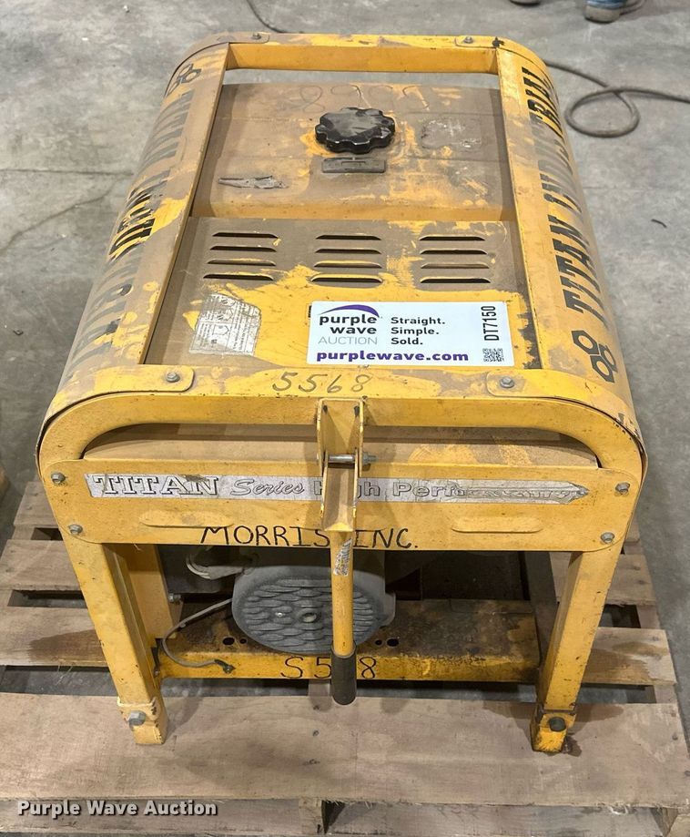 image for item DT7150 Titan Industrial 8000 High Performance generator