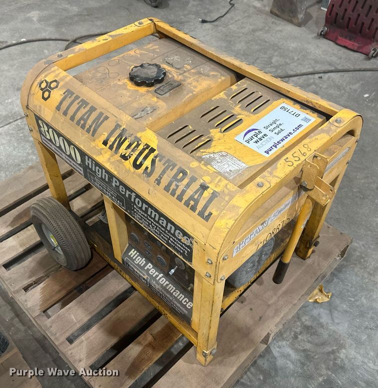image for item DT7150 Titan Industrial 8000 High Performance generator
