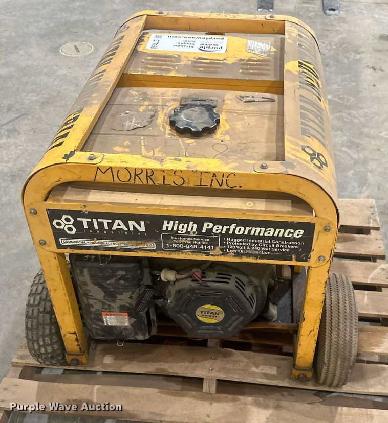 image for item DT7150 Titan Industrial 8000 High Performance generator