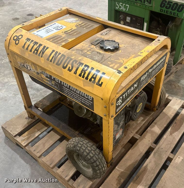 image for item DT7150 Titan Industrial 8000 High Performance generator