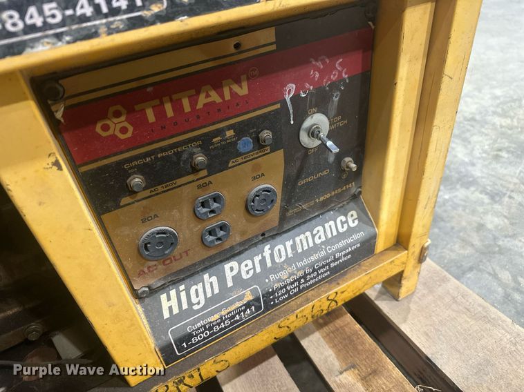 image for item DT7150 Titan Industrial 8000 High Performance generator