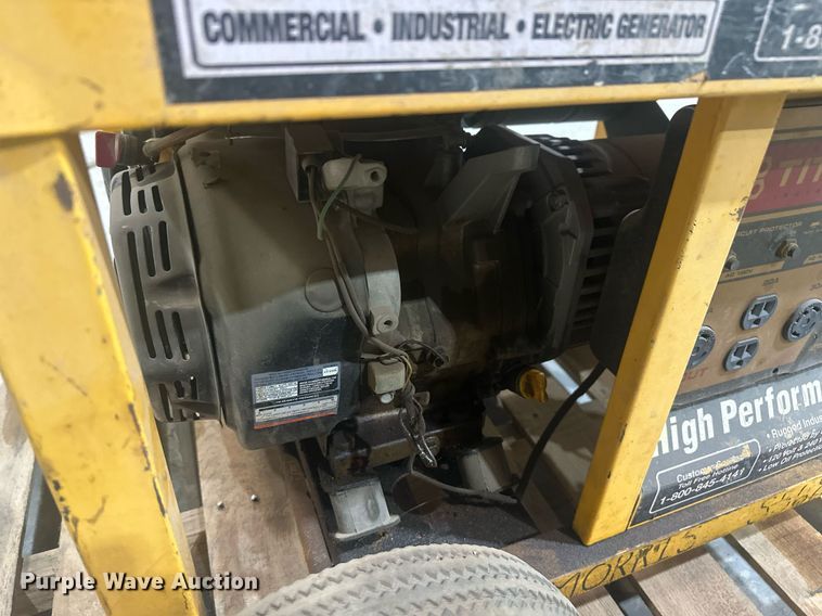 image for item DT7150 Titan Industrial 8000 High Performance generator