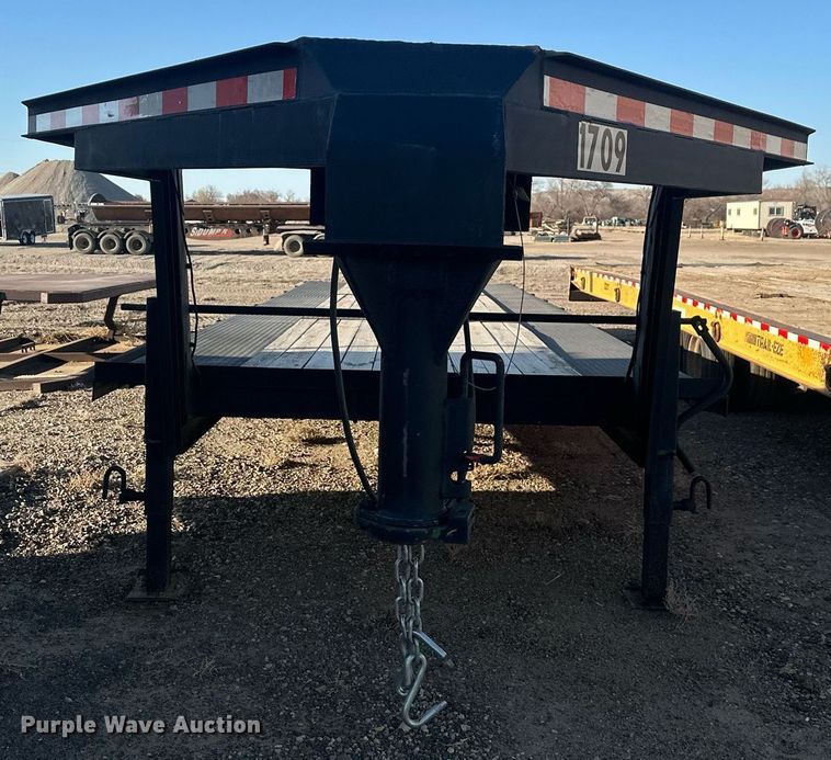 image for item DT7159 2023 Shop built flatbed trailer