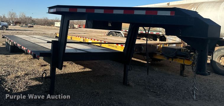 image for item DT7159 2023 Shop built flatbed trailer