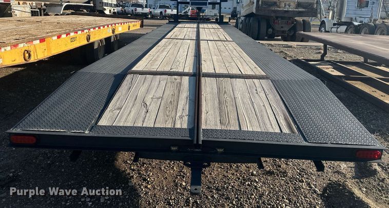 image for item DT7159 2023 Shop built flatbed trailer