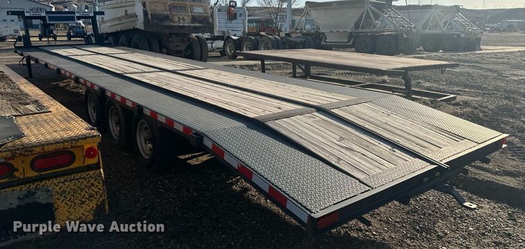 image for item DT7159 2023 Shop built flatbed trailer