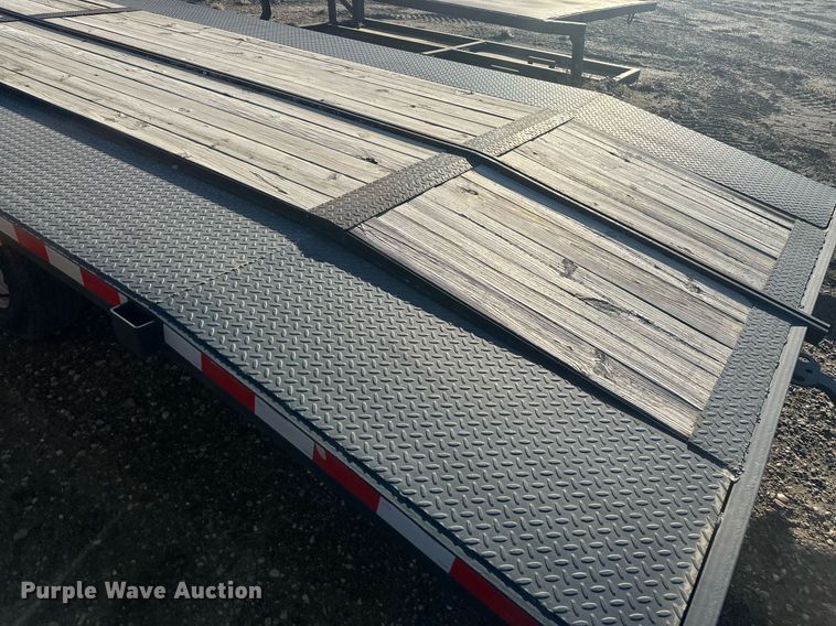 image for item DT7159 2023 Shop built flatbed trailer