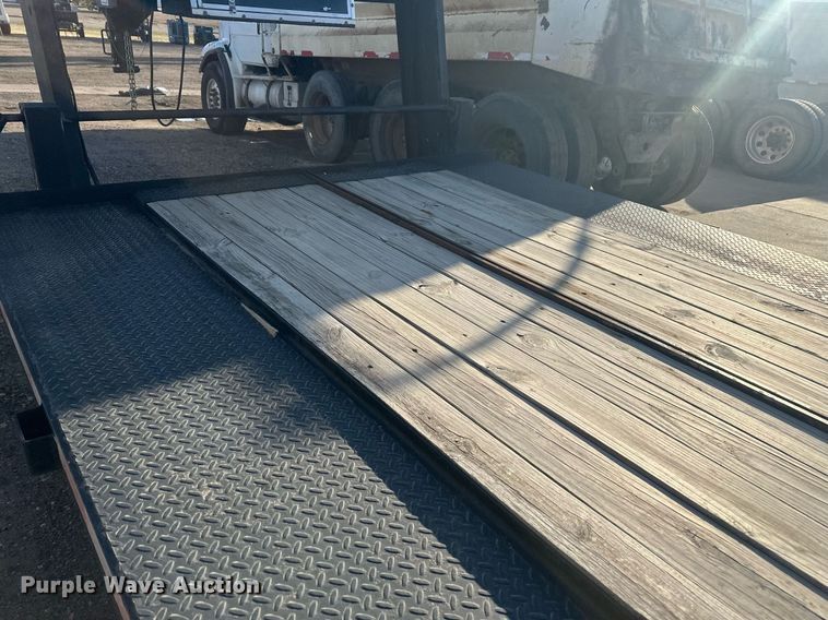 image for item DT7159 2023 Shop built flatbed trailer