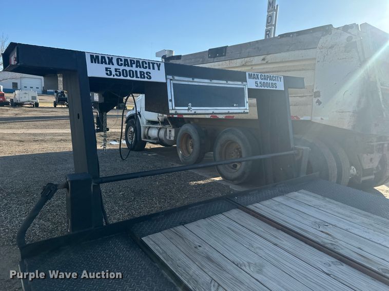 image for item DT7159 2023 Shop built flatbed trailer