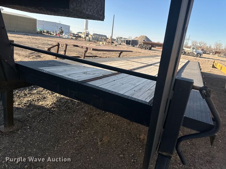 image for item DT7159 2023 Shop built flatbed trailer