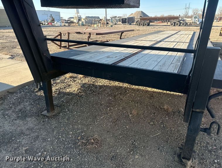 image for item DT7159 2023 Shop built flatbed trailer