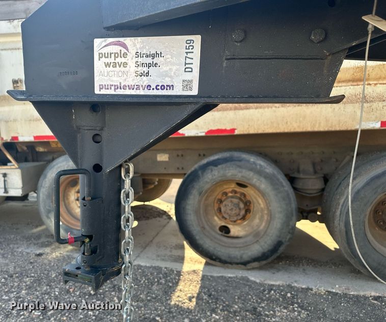 image for item DT7159 2023 Shop built flatbed trailer