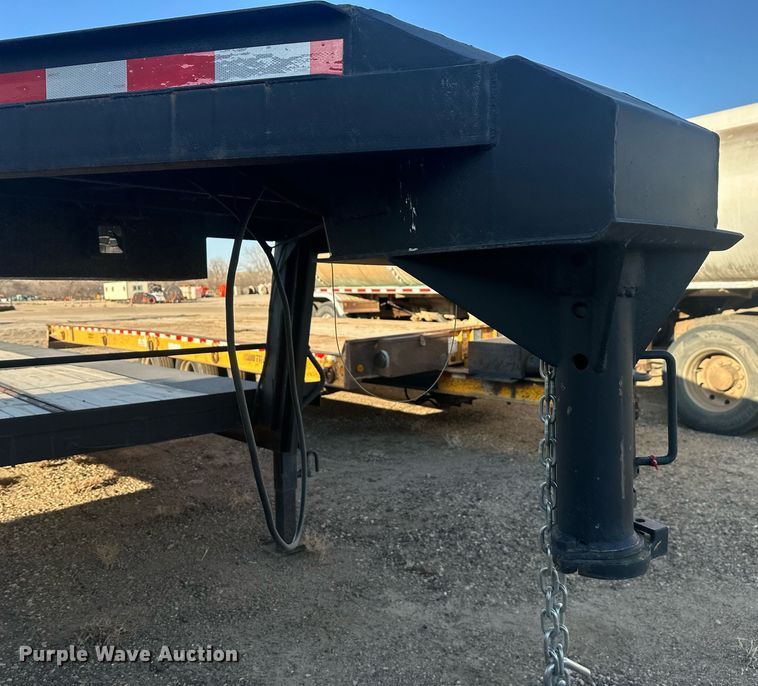 image for item DT7159 2023 Shop built flatbed trailer