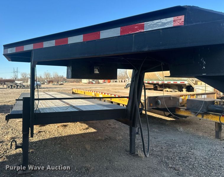 image for item DT7159 2023 Shop built flatbed trailer