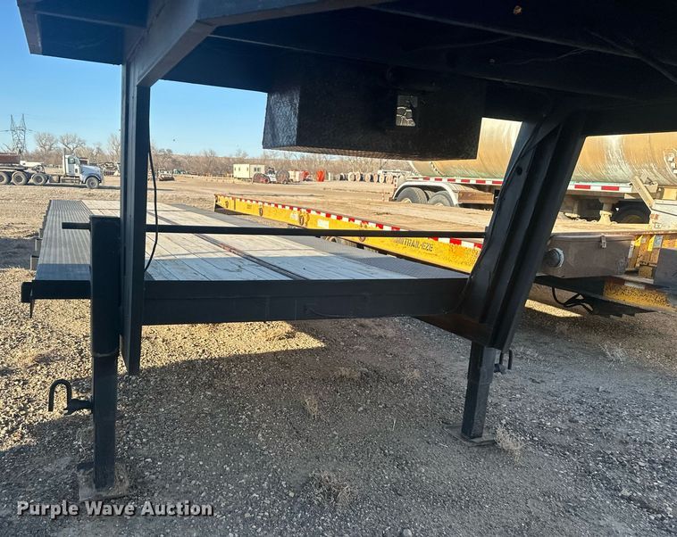 image for item DT7159 2023 Shop built flatbed trailer