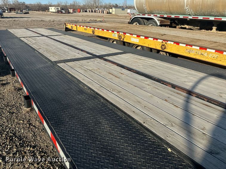 image for item DT7159 2023 Shop built flatbed trailer