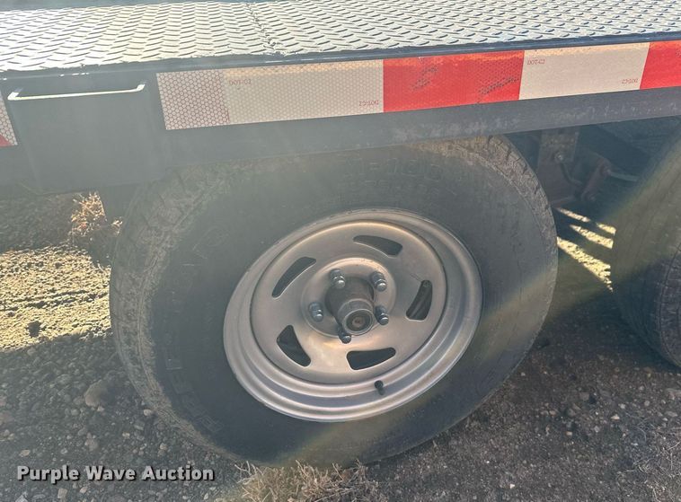 image for item DT7159 2023 Shop built flatbed trailer